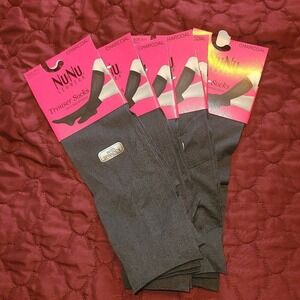 6 pair of Women's Trouser Socks - Charcoal Grey Size 9-11 Nu&Nu Legwear Gray